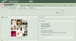 Desktop Screenshot of flutterbynight84.deviantart.com