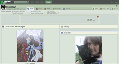 Desktop Screenshot of kyokomari.deviantart.com