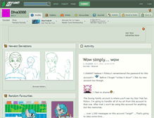 Tablet Screenshot of diva3000.deviantart.com