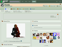 Tablet Screenshot of churaka.deviantart.com