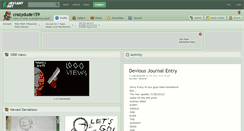 Desktop Screenshot of crazydude159.deviantart.com