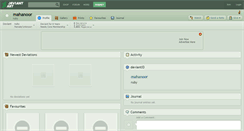 Desktop Screenshot of mahanoor.deviantart.com
