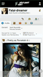Mobile Screenshot of fatal-dreamer.deviantart.com
