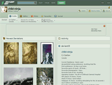 Tablet Screenshot of chibi-ninja.deviantart.com