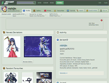 Tablet Screenshot of nishijin.deviantart.com