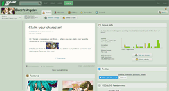 Desktop Screenshot of electric-angels.deviantart.com