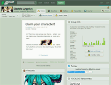 Tablet Screenshot of electric-angels.deviantart.com