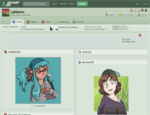 Tablet Screenshot of latieonx.deviantart.com