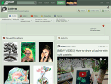 Tablet Screenshot of loveras.deviantart.com