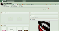 Desktop Screenshot of dark-angel-designz.deviantart.com