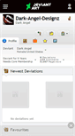 Mobile Screenshot of dark-angel-designz.deviantart.com