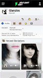 Mobile Screenshot of glanzlos.deviantart.com