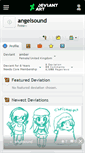 Mobile Screenshot of angelsound.deviantart.com