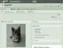 Tablet Screenshot of kirsty2405.deviantart.com