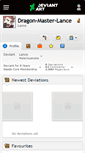 Mobile Screenshot of dragon-master-lance.deviantart.com