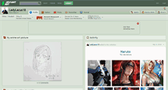 Desktop Screenshot of ladylacus18.deviantart.com