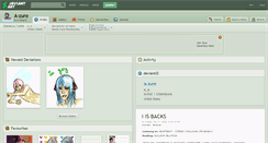 Desktop Screenshot of a-zure.deviantart.com