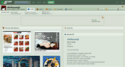 Desktop Screenshot of nikkikaysangil.deviantart.com