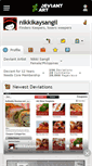 Mobile Screenshot of nikkikaysangil.deviantart.com