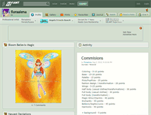 Tablet Screenshot of floraalena.deviantart.com