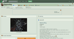 Desktop Screenshot of flamencofrog.deviantart.com