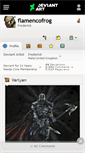 Mobile Screenshot of flamencofrog.deviantart.com