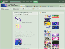 Tablet Screenshot of mlp-fim-fans.deviantart.com