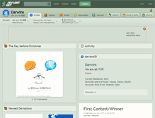 Tablet Screenshot of darwins.deviantart.com