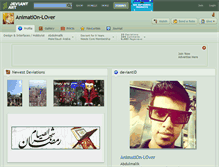 Tablet Screenshot of animation-lover.deviantart.com