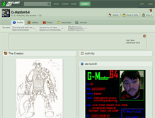 Tablet Screenshot of g-master64.deviantart.com