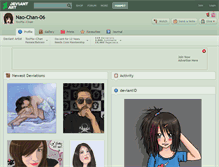 Tablet Screenshot of nao-chan-06.deviantart.com