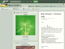 Tablet Screenshot of natures-wonders.deviantart.com