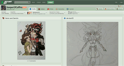Desktop Screenshot of keeperofcoffins.deviantart.com