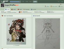 Tablet Screenshot of keeperofcoffins.deviantart.com