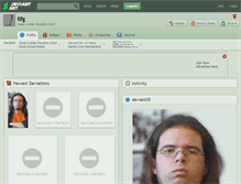 Tablet Screenshot of ilfg.deviantart.com