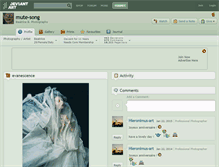 Tablet Screenshot of mute-song.deviantart.com