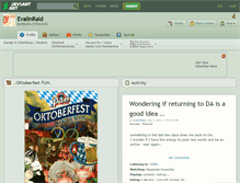 Tablet Screenshot of evalinraid.deviantart.com