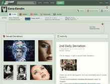 Tablet Screenshot of elena-elendim.deviantart.com