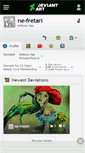Mobile Screenshot of ne-fretari.deviantart.com