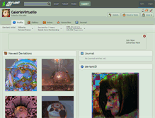 Tablet Screenshot of galerievirtuelle.deviantart.com