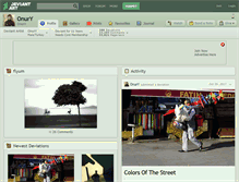 Tablet Screenshot of onury.deviantart.com