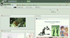 Desktop Screenshot of pearl200084.deviantart.com