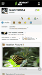 Mobile Screenshot of pearl200084.deviantart.com