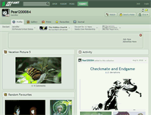 Tablet Screenshot of pearl200084.deviantart.com