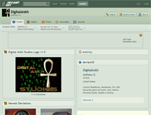 Tablet Screenshot of digitalankh.deviantart.com