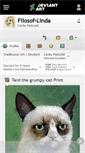 Mobile Screenshot of filosof-linda.deviantart.com