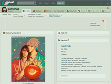 Tablet Screenshot of comichub.deviantart.com