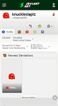 Mobile Screenshot of knuckleslaplz.deviantart.com