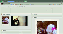 Desktop Screenshot of madameapril.deviantart.com