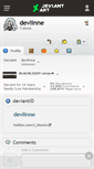 Mobile Screenshot of devlinne.deviantart.com